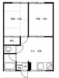 都立大ハイツの物件間取画像